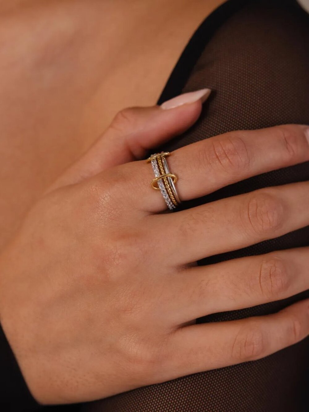 Trio Stacking Interlocking Rings